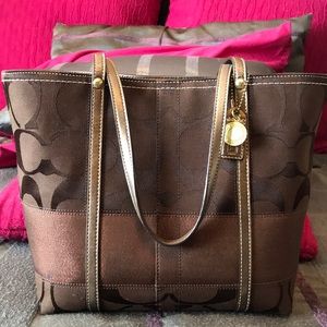 Brown Coach bag